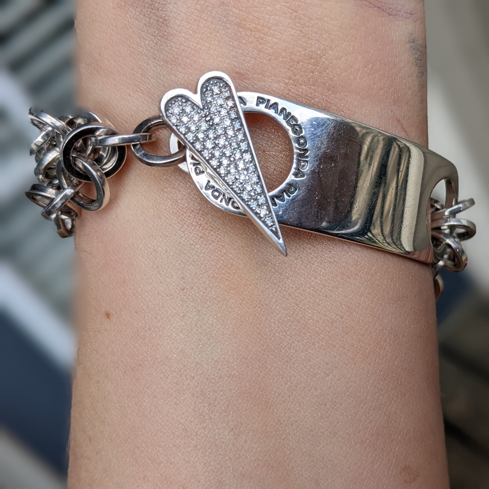 Ladies Pianegonda Diamond Toggle Bracelet